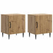 Dulap de noapte 2 pcs Stejar Artizanal 43 x 34,5 x 50 cm - WALTI WALTI