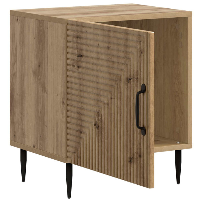 Dulap de noapte 2 pcs Stejar Artizanal 43 x 34,5 x 50 cm - WALTI WALTI