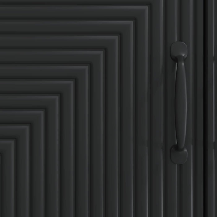 Bufet Negru 66 x 34,5 x 89,5 cm Lemn prelucrat - WALTI WALTI