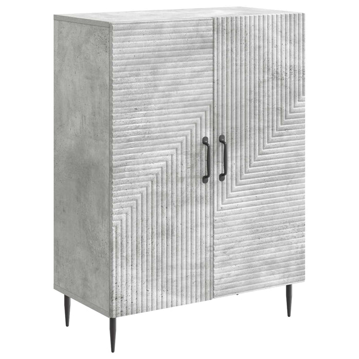 Bufet Gri Beton 66 x 34,5 x 89,5 cm Lemn prelucrat - WALTI WALTI