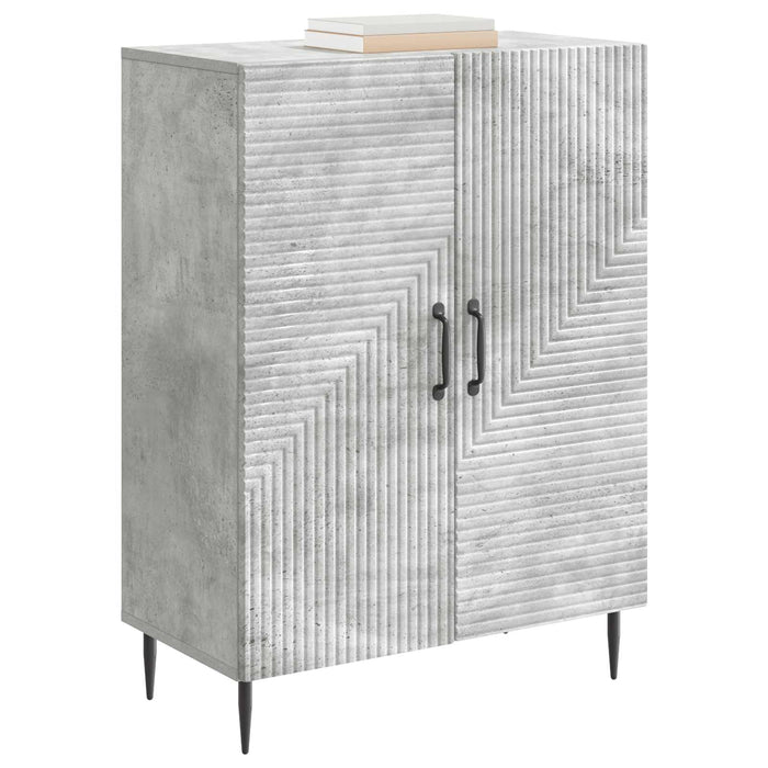 Bufet Gri Beton 66 x 34,5 x 89,5 cm Lemn prelucrat - WALTI WALTI