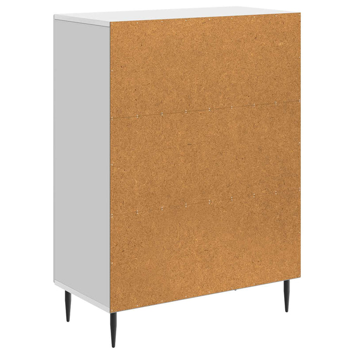 Bufet Alb foarte lucios 66 x 34,5 x 89,5 cm Lemn prelucrat - WALTI WALTI