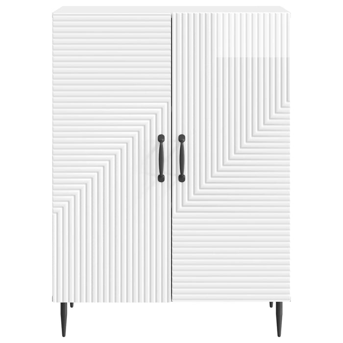 Bufet Alb foarte lucios 66 x 34,5 x 89,5 cm Lemn prelucrat - WALTI WALTI