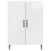 Bufet Alb foarte lucios 66 x 34,5 x 89,5 cm Lemn prelucrat - WALTI WALTI