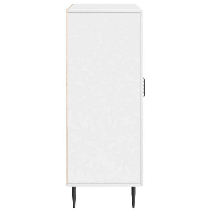 Bufet Alb foarte lucios 66 x 34,5 x 89,5 cm Lemn prelucrat - WALTI WALTI