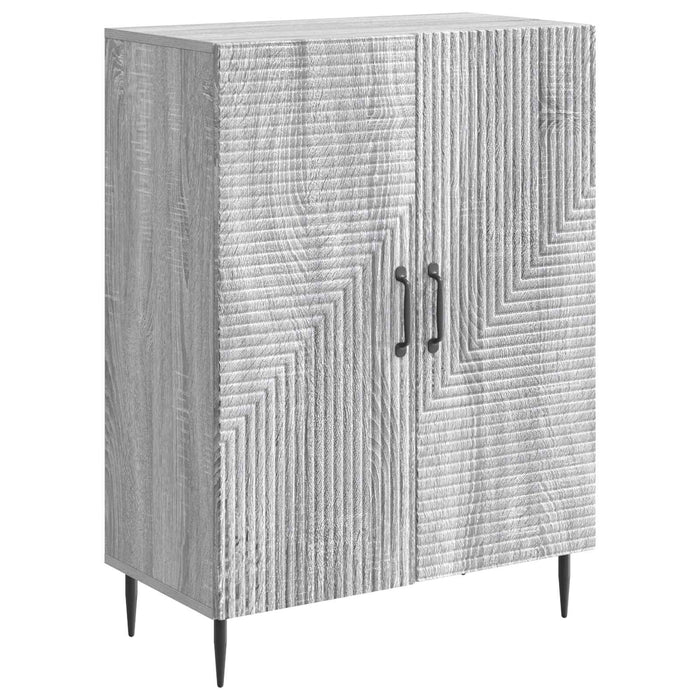 Bufet Sonoma gri 66 x 34,5 x 89,5 cm Lemn prelucrat - WALTI WALTI
