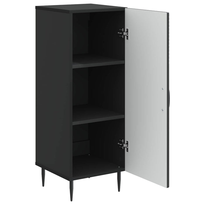 Bufet Negru 33 x 34,5 x 89,5 cm Lemn prelucrat - WALTI WALTI