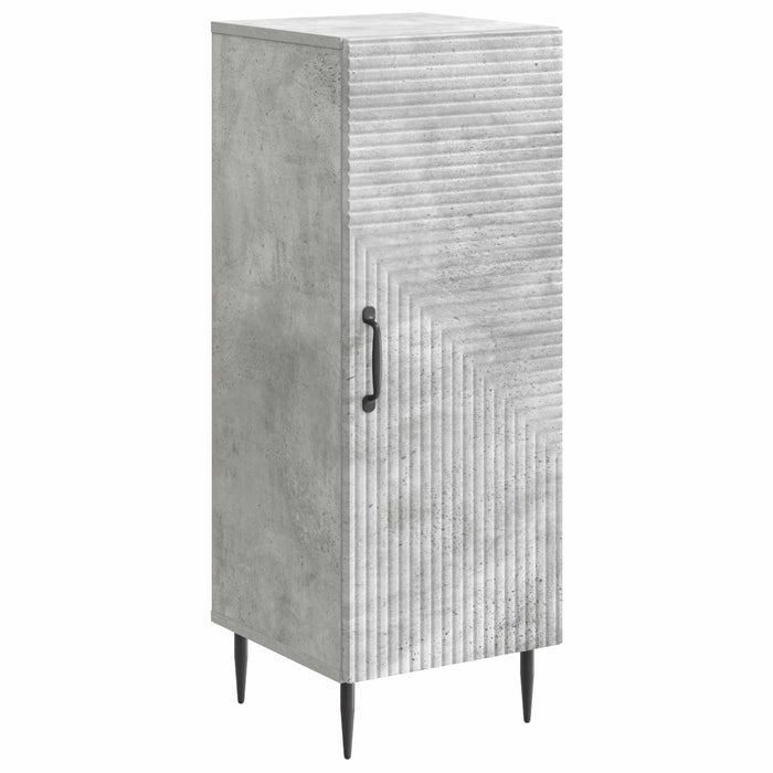 Bufet Gri Beton 33 x 34,5 x 89,5 cm Lemn prelucrat - WALTI WALTI