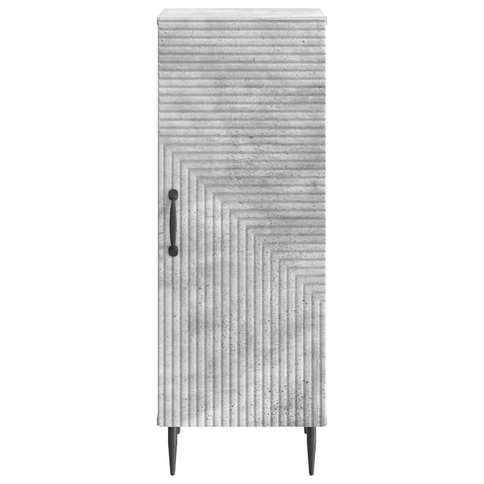 Bufet Gri Beton 33 x 34,5 x 89,5 cm Lemn prelucrat - WALTI WALTI