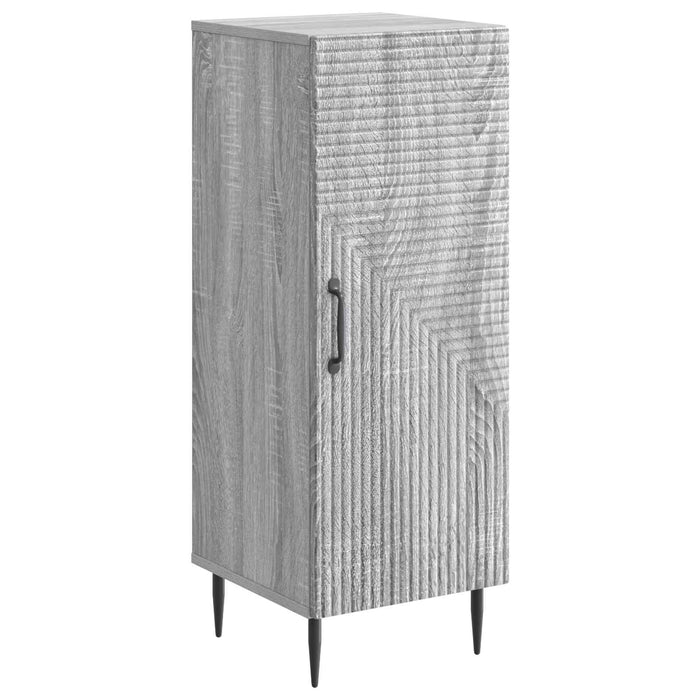 Bufet Sonoma gri 33 x 34,5 x 89,5 cm Lemn prelucrat - WALTI WALTI