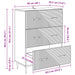 Dulap cu sertare Alb 66 x 34,5 x 89,5 cm Lemn prelucrat - WALTI WALTI