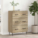 Dulap cu sertare Stejar Sonoma 66 x 34,5 x 89,5 cm - WALTI WALTI
