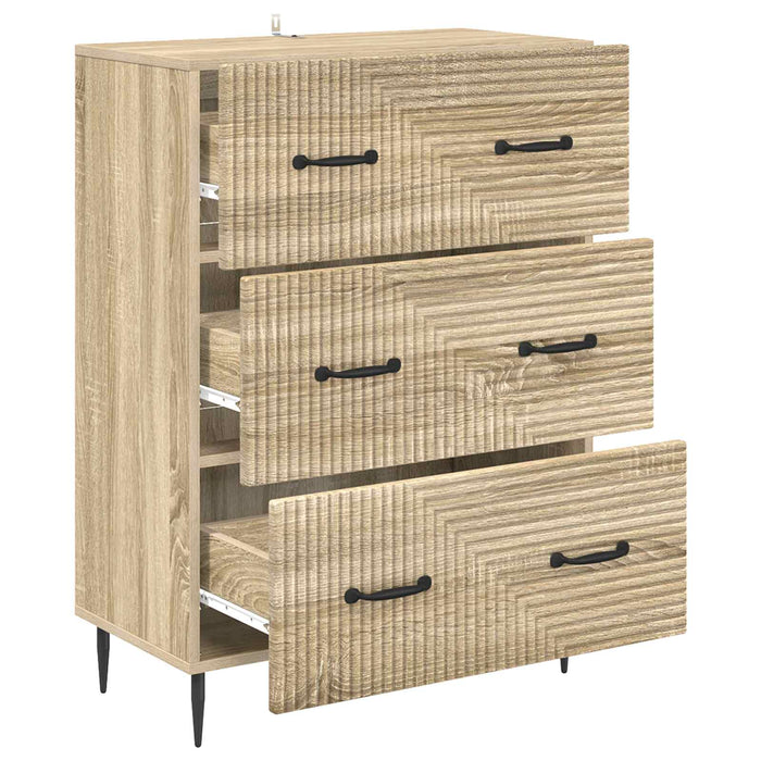 Dulap cu sertare Stejar Sonoma 66 x 34,5 x 89,5 cm - WALTI WALTI