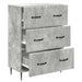 Dulap cu sertare Gri Beton 66 x 34,5 x 89,5 cm Lemn prelucrat - WALTI WALTI