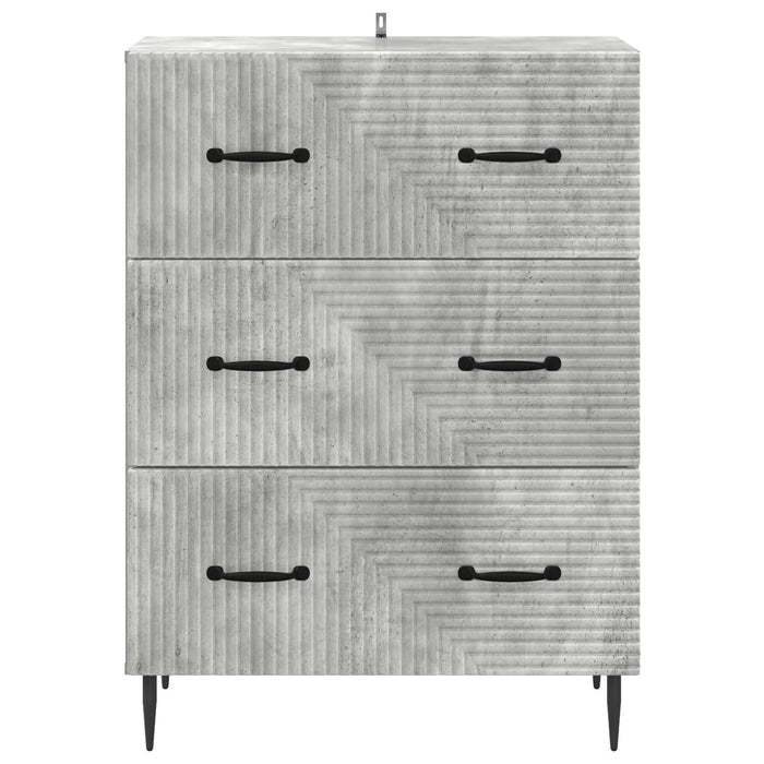 Dulap cu sertare Gri Beton 66 x 34,5 x 89,5 cm Lemn prelucrat - WALTI WALTI