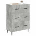 Dulap cu sertare Gri Beton 66 x 34,5 x 89,5 cm Lemn prelucrat - WALTI WALTI