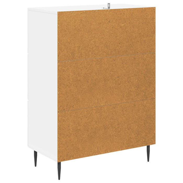 Dulap cu sertare Alb foarte lucios 66 x 34,5 x 89,5 cm - WALTI WALTI