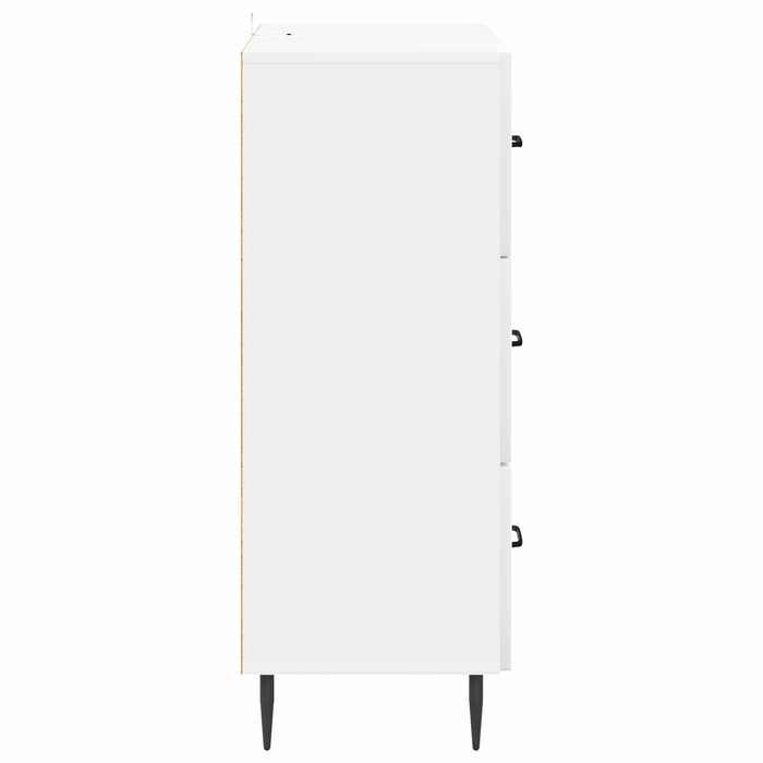 Dulap cu sertare Alb foarte lucios 66 x 34,5 x 89,5 cm - WALTI WALTI