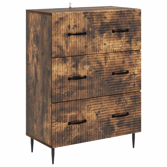 Dulap cu sertare Stejar fumuriu 66 x 34,5 x 89,5 cm - WALTI WALTI