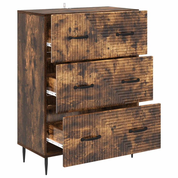 Dulap cu sertare Stejar fumuriu 66 x 34,5 x 89,5 cm - WALTI WALTI