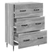 Dulap cu sertare Sonoma gri 66 x 34,5 x 89,5 cm Lemn prelucrat - WALTI WALTI