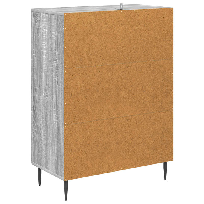Dulap cu sertare Sonoma gri 66 x 34,5 x 89,5 cm Lemn prelucrat - WALTI WALTI