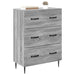 Dulap cu sertare Sonoma gri 66 x 34,5 x 89,5 cm Lemn prelucrat - WALTI WALTI