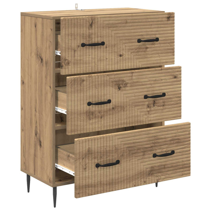 Dulap cu sertare Stejar Artizanal 66 x 34,5 x 89,5 cm - WALTI WALTI