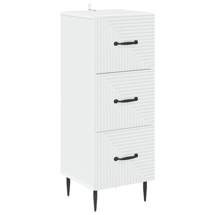 Dulap cu sertare Alb 33 x 34,5 x 89,5 cm Lemn prelucrat WALTI