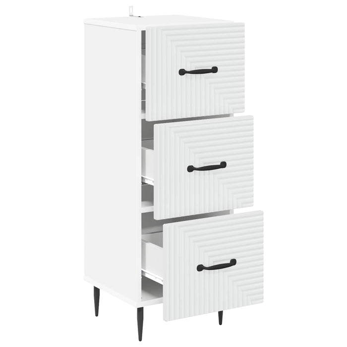 Dulap cu sertare Alb 33 x 34,5 x 89,5 cm Lemn prelucrat WALTI