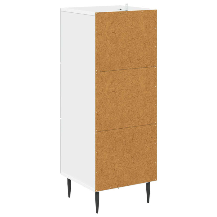 Dulap cu sertare Alb 33 x 34,5 x 89,5 cm Lemn prelucrat WALTI