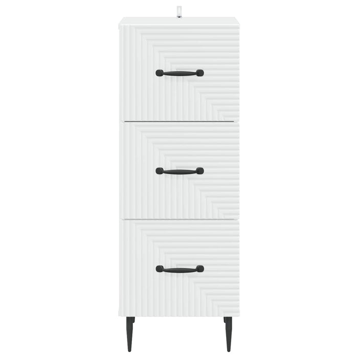 Dulap cu sertare Alb 33 x 34,5 x 89,5 cm Lemn prelucrat WALTI