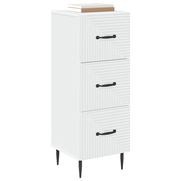 Dulap cu sertare Alb 33 x 34,5 x 89,5 cm Lemn prelucrat WALTI