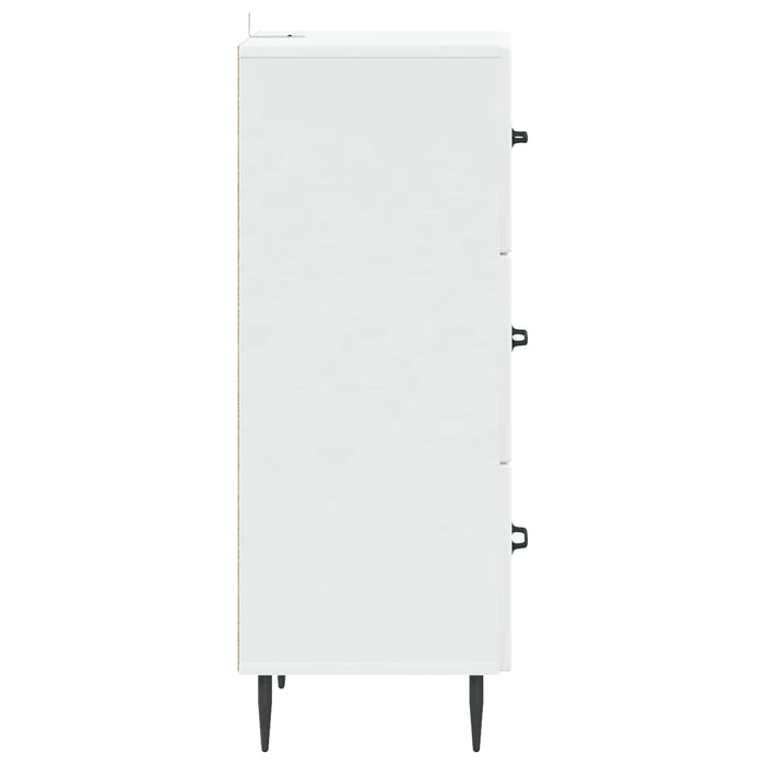 Dulap cu sertare Alb 33 x 34,5 x 89,5 cm Lemn prelucrat WALTI