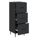 Dulap cu sertare Negru 33 x 34,5 x 89,5 cm Lemn prelucrat - WALTI WALTI