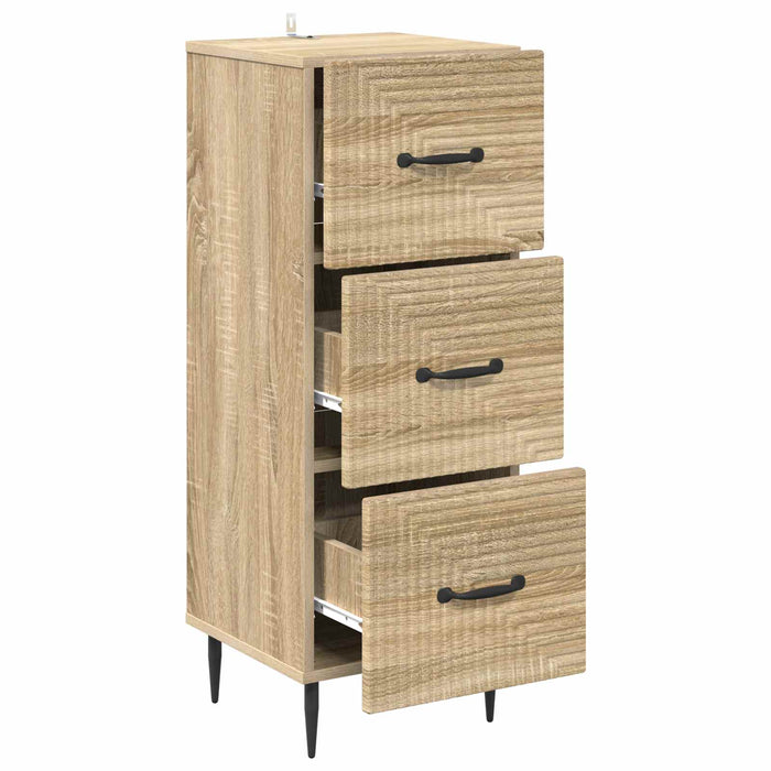 Dulap cu sertare Stejar Sonoma 33 x 34,5 x 89,5 cm - WALTI WALTI