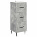 Dulap cu sertare Gri Beton 33 x 34,5 x 89,5 cm Lemn prelucrat - WALTI WALTI