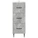 Dulap cu sertare Gri Beton 33 x 34,5 x 89,5 cm Lemn prelucrat - WALTI WALTI