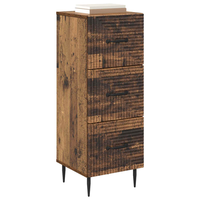 Dulap cu sertare Lemn vechi 33 x 34,5 x 89,5 cm Lemn prelucrat - WALTI WALTI
