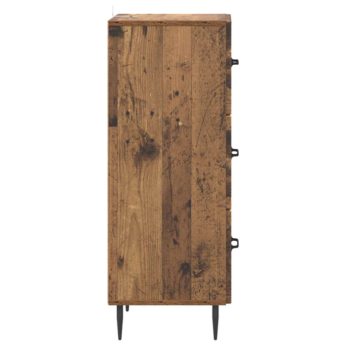 Dulap cu sertare Lemn vechi 33 x 34,5 x 89,5 cm Lemn prelucrat - WALTI WALTI