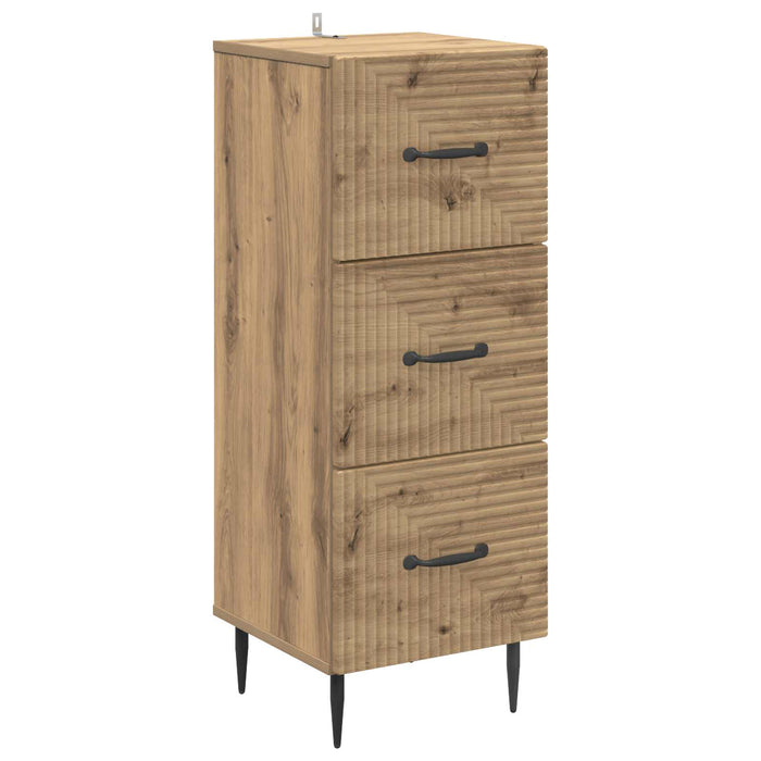 Dulap cu sertare Stejar Artizanal 33 x 34,5 x 89,5 cm - WALTI WALTI