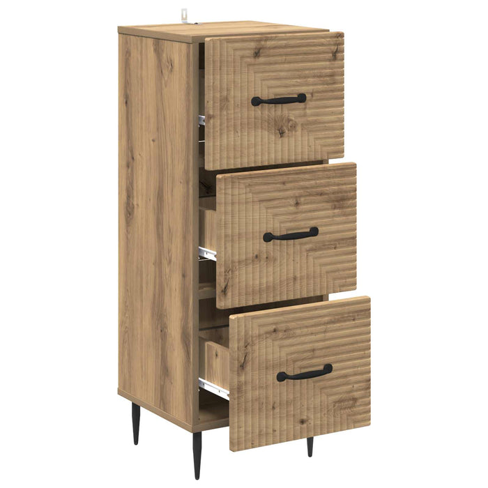 Dulap cu sertare Stejar Artizanal 33 x 34,5 x 89,5 cm - WALTI WALTI