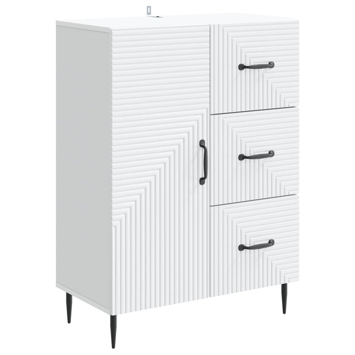 Bufet cu sertar Alb 66 x 34,5 x 89,5 cm Lemn prelucrat - WALTI WALTI