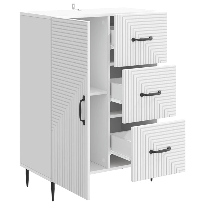 Bufet cu sertar Alb 66 x 34,5 x 89,5 cm Lemn prelucrat - WALTI WALTI