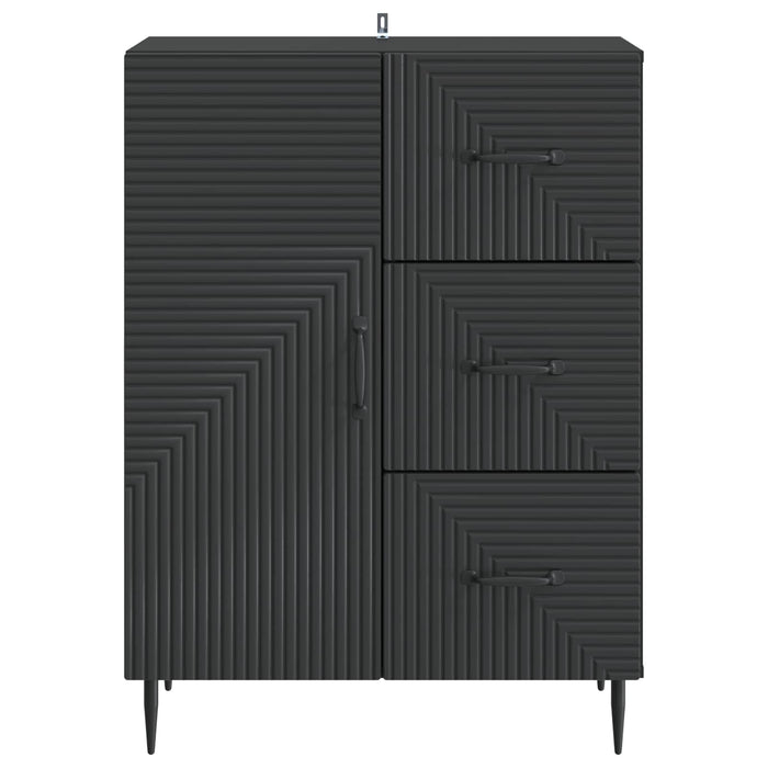 Bufet cu sertar Negru 66 x 34,5 x 89,5 cm Lemn prelucrat - WALTI WALTI