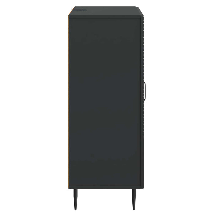 Bufet cu sertar Negru 66 x 34,5 x 89,5 cm Lemn prelucrat - WALTI WALTI
