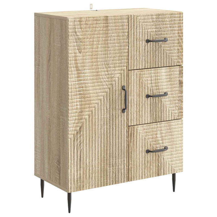 Bufet Stejar Sonoma 66 x 34,5 x 89,5 cm Lemn prelucrat - WALTI WALTI