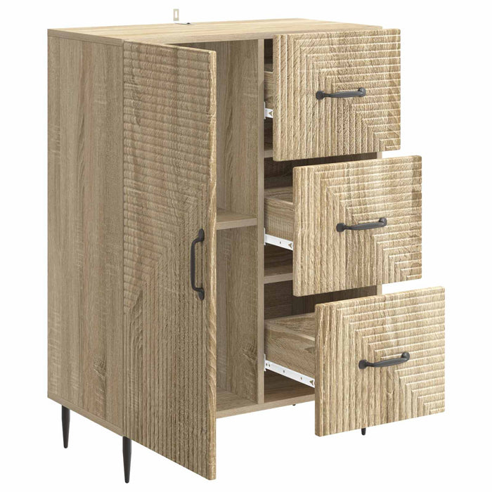 Bufet Stejar Sonoma 66 x 34,5 x 89,5 cm Lemn prelucrat - WALTI WALTI