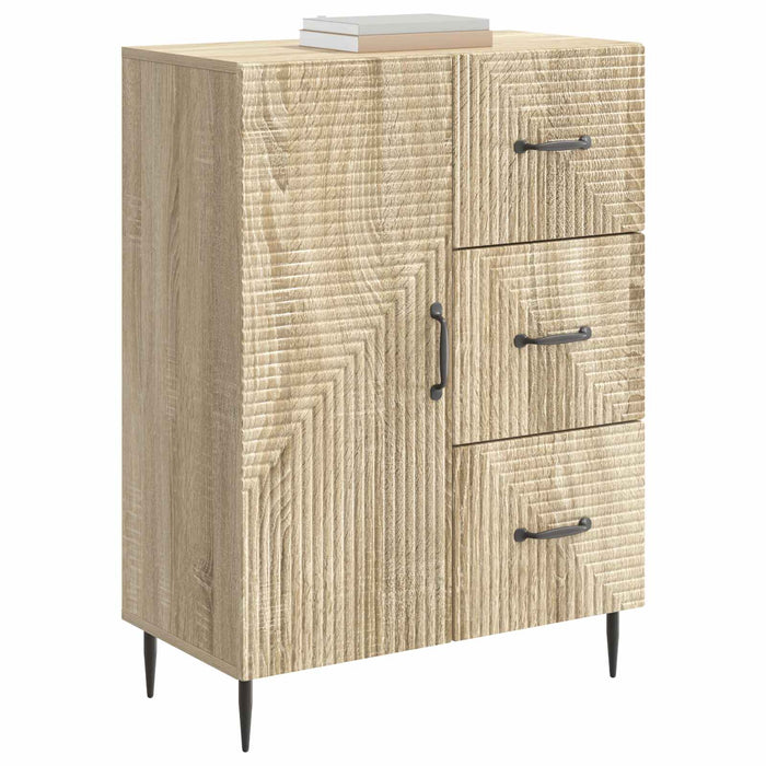 Bufet Stejar Sonoma 66 x 34,5 x 89,5 cm Lemn prelucrat - WALTI WALTI