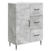 Bufet cu sertar Gri Beton 66 x 34,5 x 89,5 cm Lemn prelucrat - WALTI WALTI